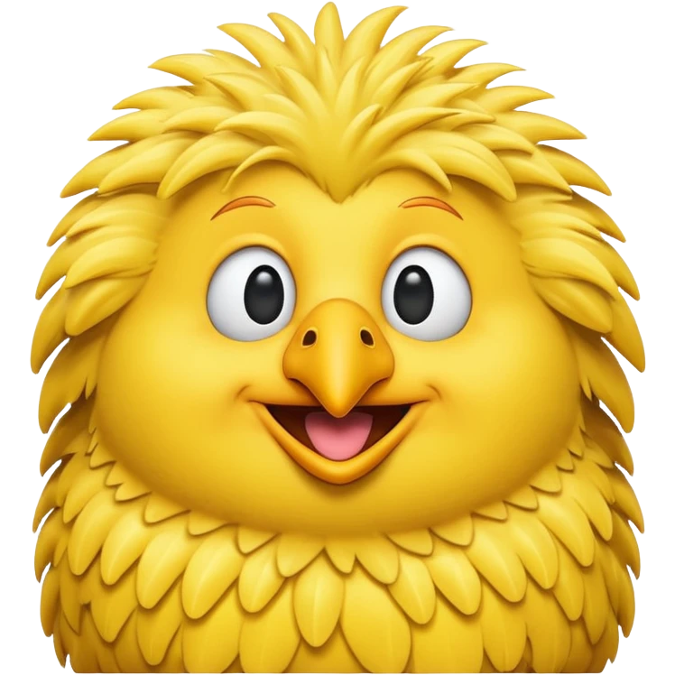 Big Bird emoji style emoji
