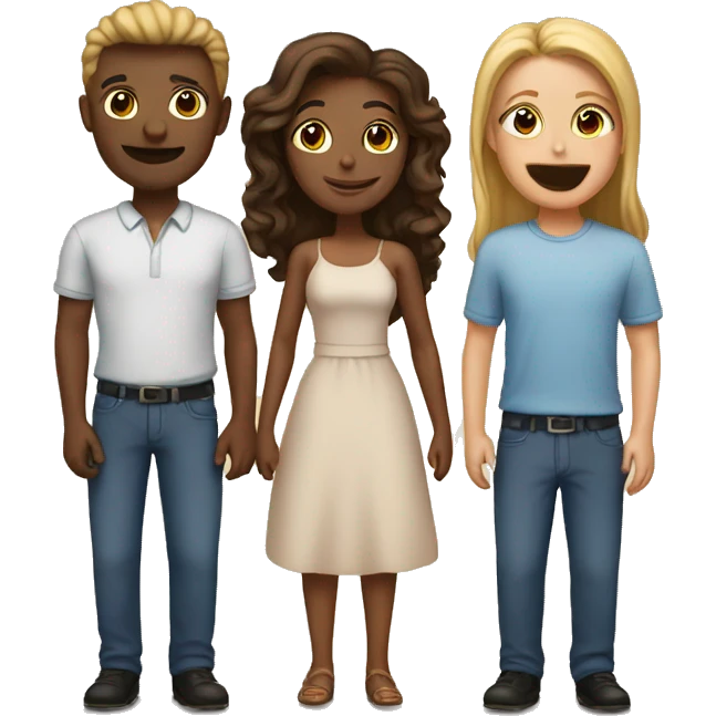 Two couples emoji
