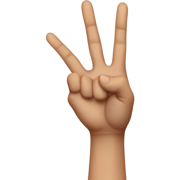 pointing, front of hand,  emoji