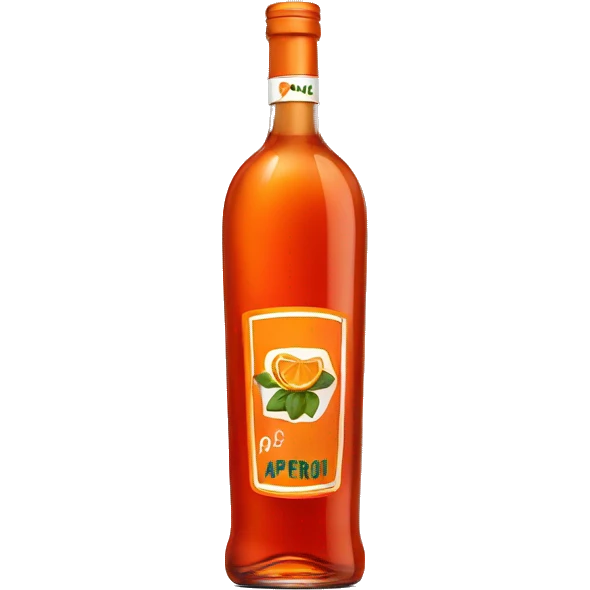 Fles aperol emoji