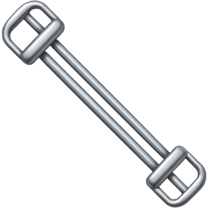 iron bars, silver text emoji