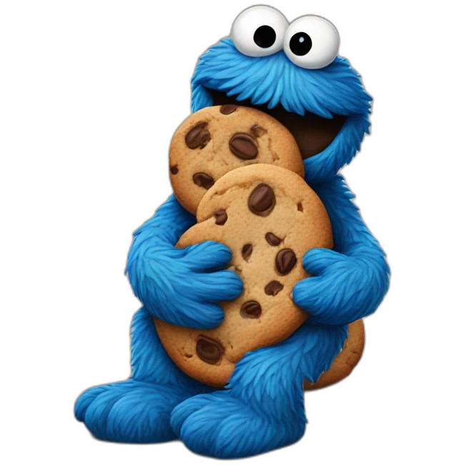 Cookie monster emoji