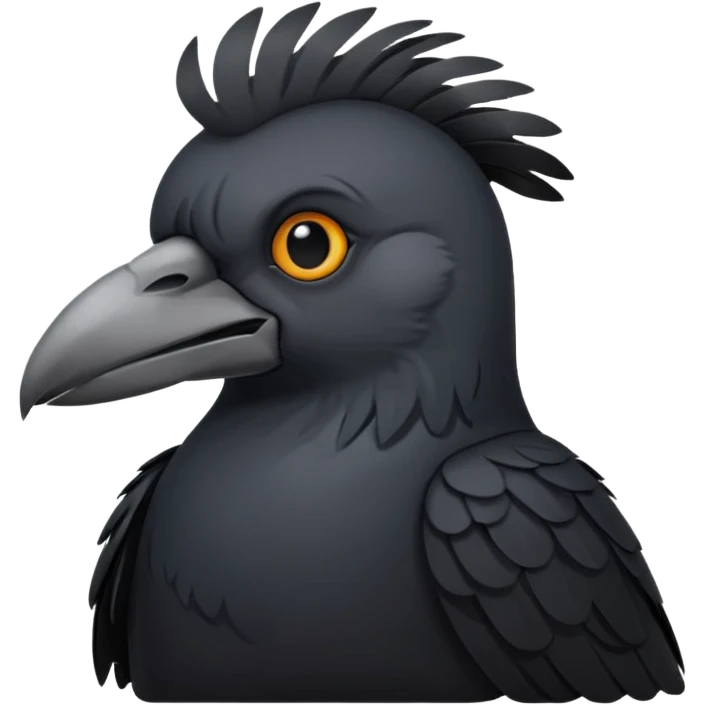 Sick Crow emoji