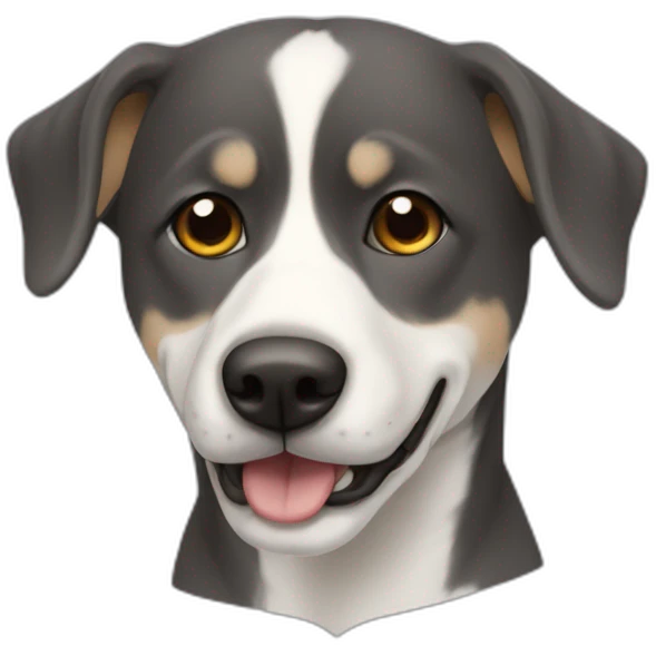 chien qui mort un dauphin emoji