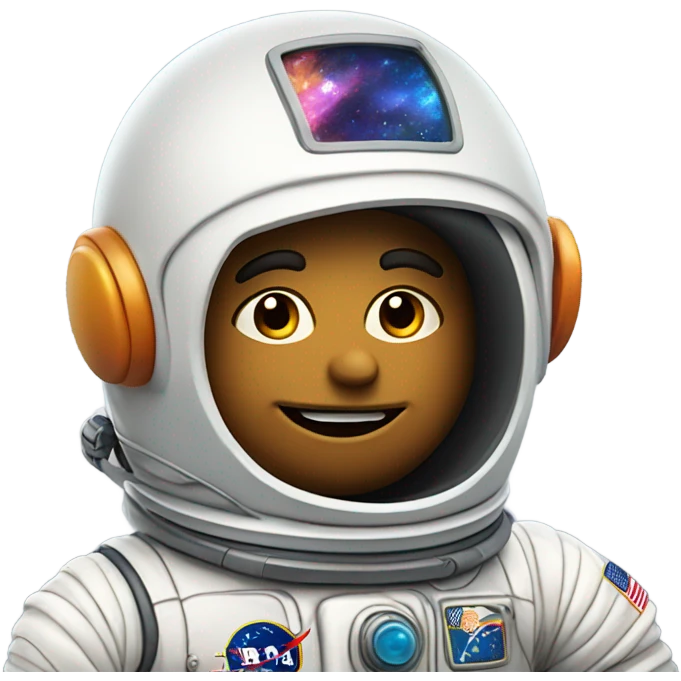Silly astronaut  emoji