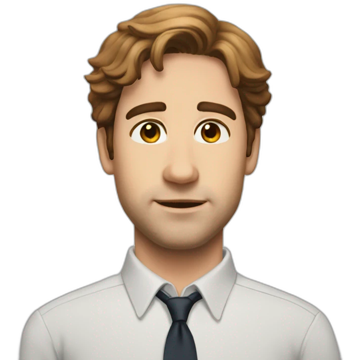 photo-real-Jim Halpert emoji