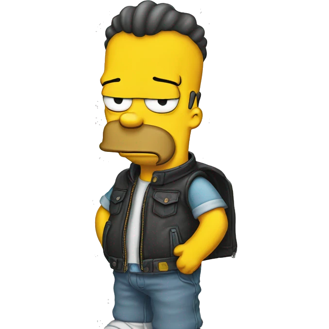 simpson a moto emoji