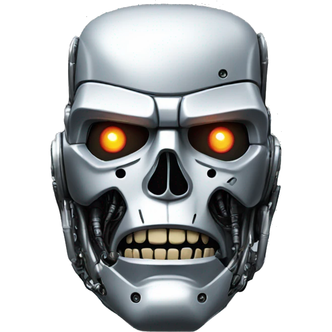 Terminator robot Face emoji