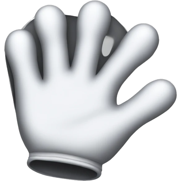 mickey hands white glove hang l emoji