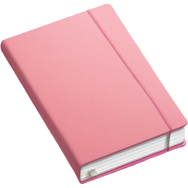 pink notebook emoji