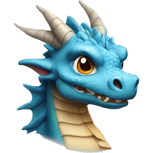 Dragon wearing bow on head  emoji