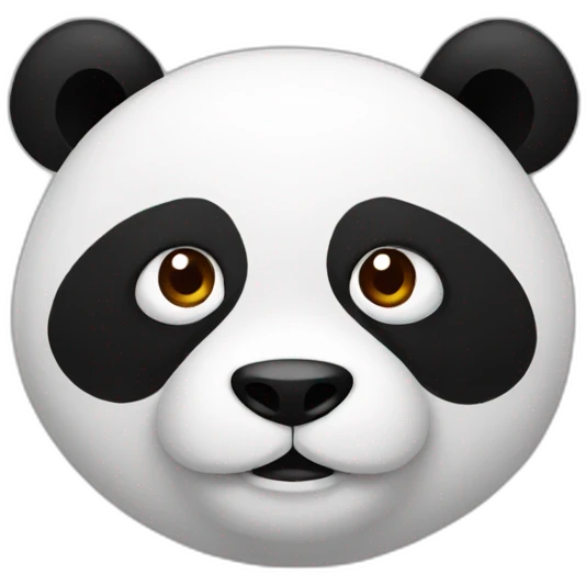 Panda rouge emoji