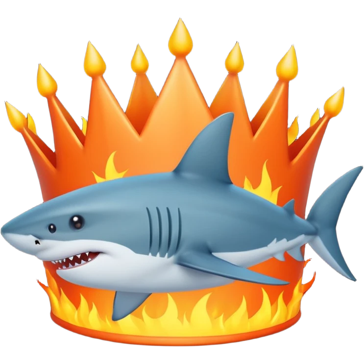         👑
   🦈🔥🔥🔥🦈
  🦈🔥  👁️  🔥🦈
   🦈🔥🔥🔥🦈

 emoji