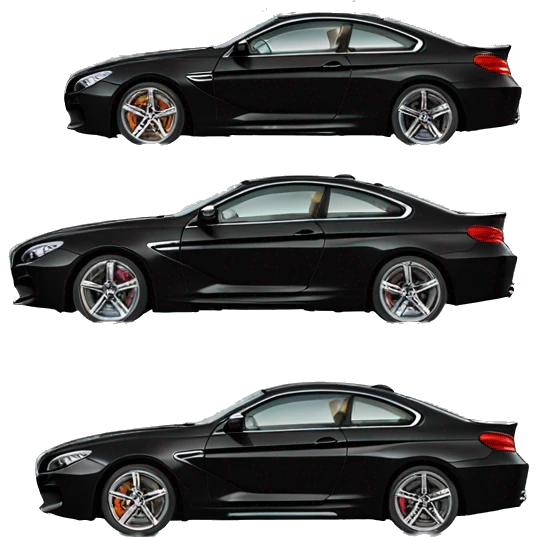  black BMW M6 2024 that crashed emoji