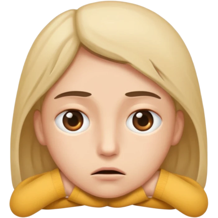 Tired with eyes open  emoji