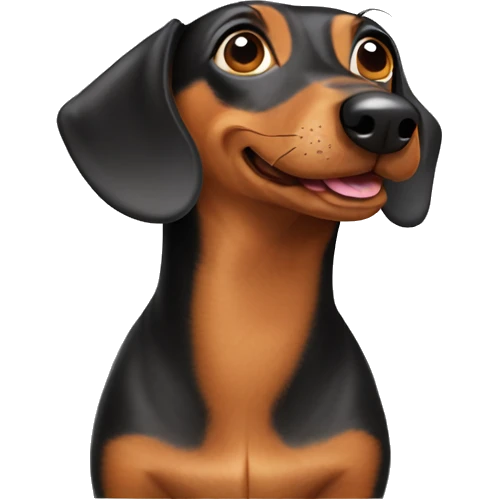Weiner dog emoji