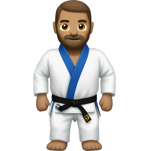 Jiu jitsu blue belt emoji