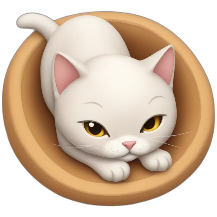 cat lapping emoji