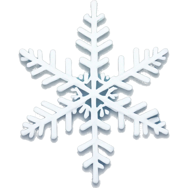 aesthetic snowflake emoji