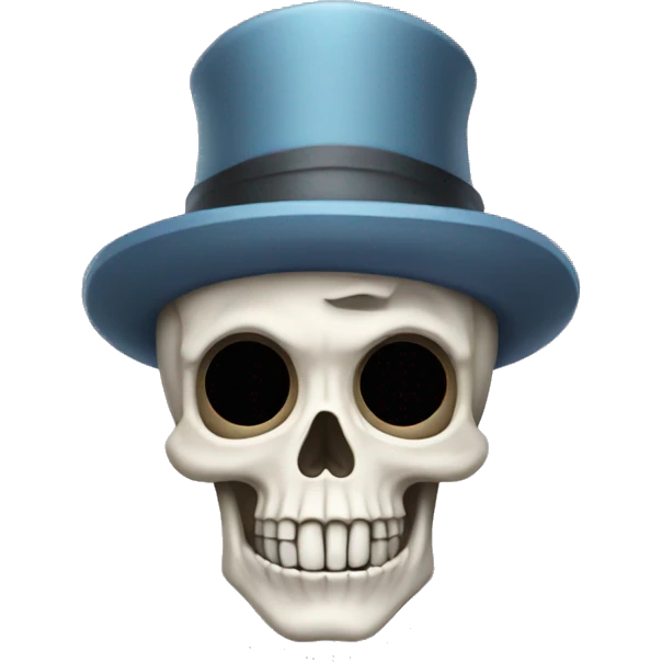 Skeleton with covboy hat emoji