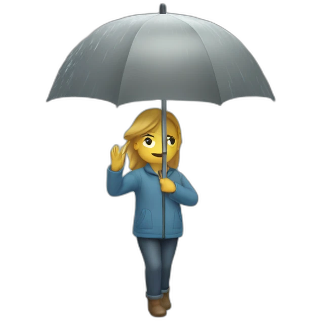 raining tasks emoji