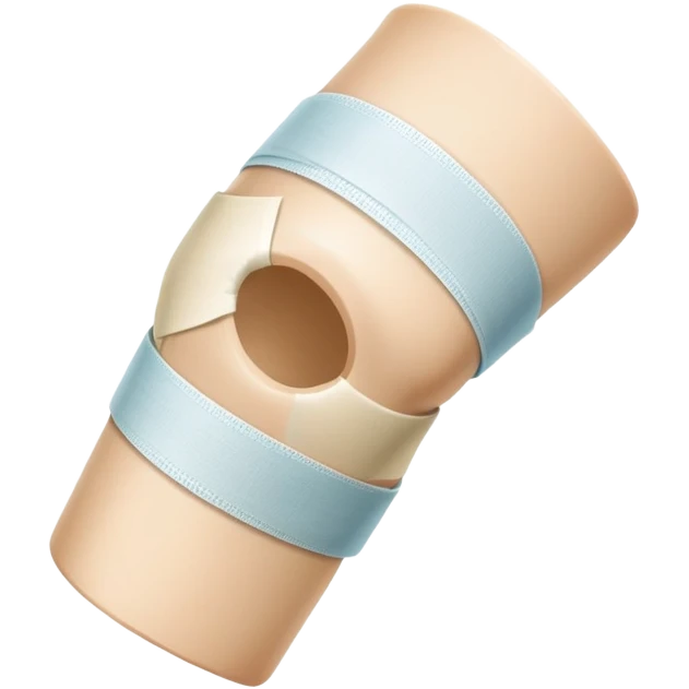 Bandaged knee emoji