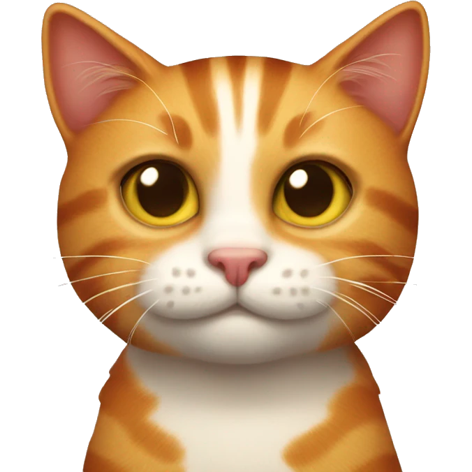 ginger striped cat emoji