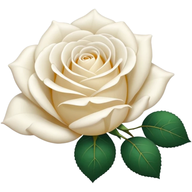 white rose emoji