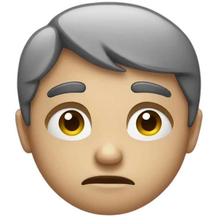 unimpressed face emoji