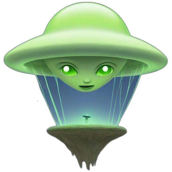 alien abduction emoji