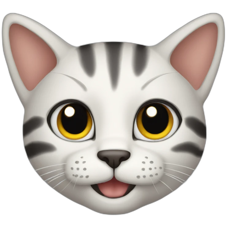 cat-black-smile-big-ear emoji