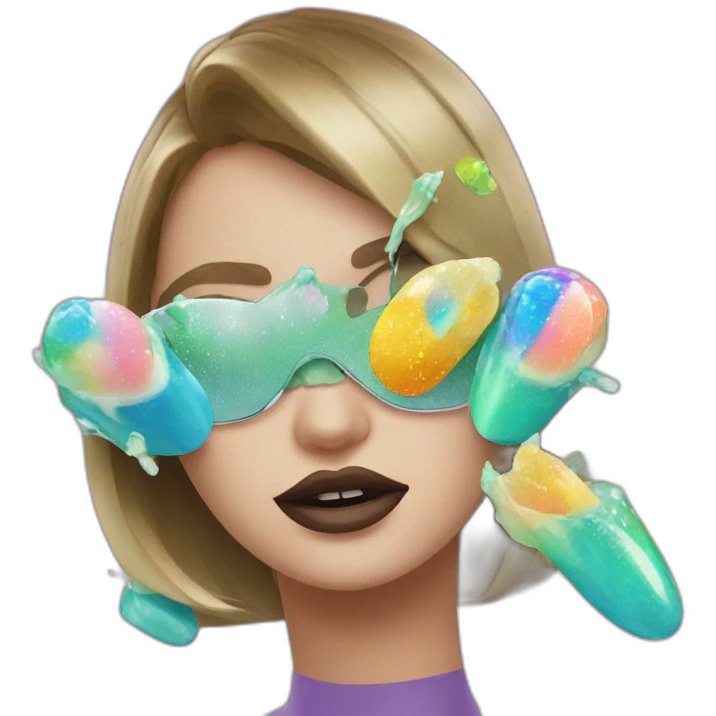 Holotaco nailpolish emoji