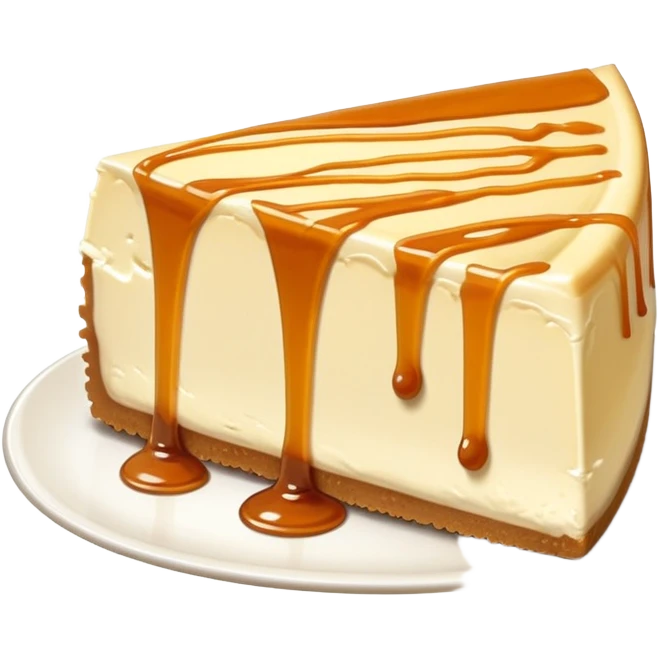 Slice of cheesecake emoji