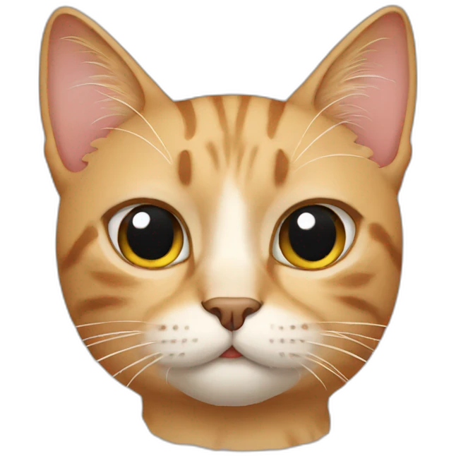 Cat making a side eye emoji