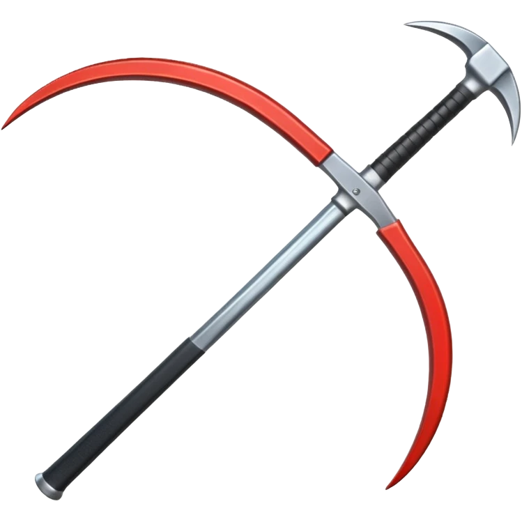 metal scythe emoji
