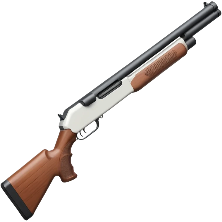 full white SPAS-12 shotgun emoji