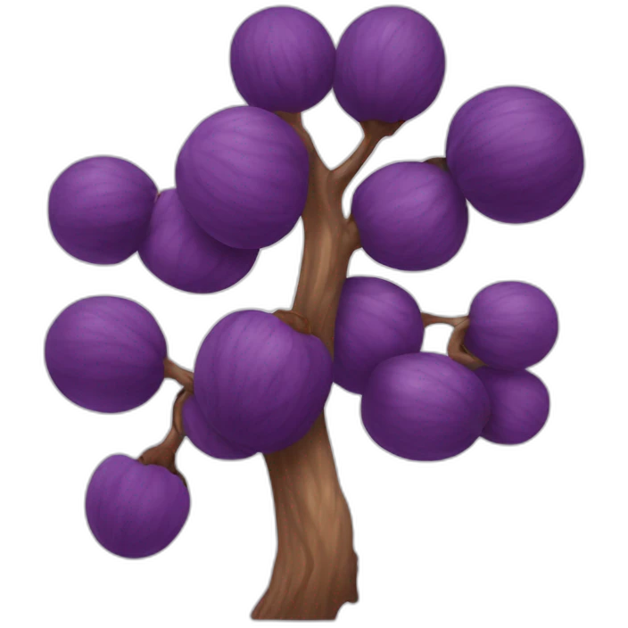 purple walnut emoji