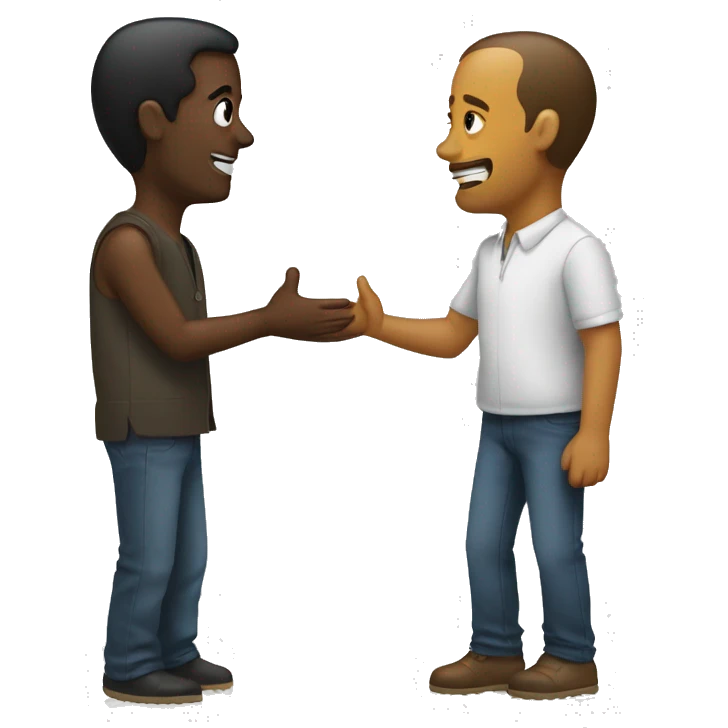 one peson talking to other person emoji