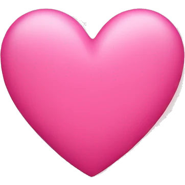 pink heart emoji