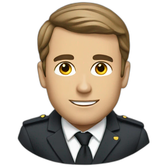 macron at school emoji