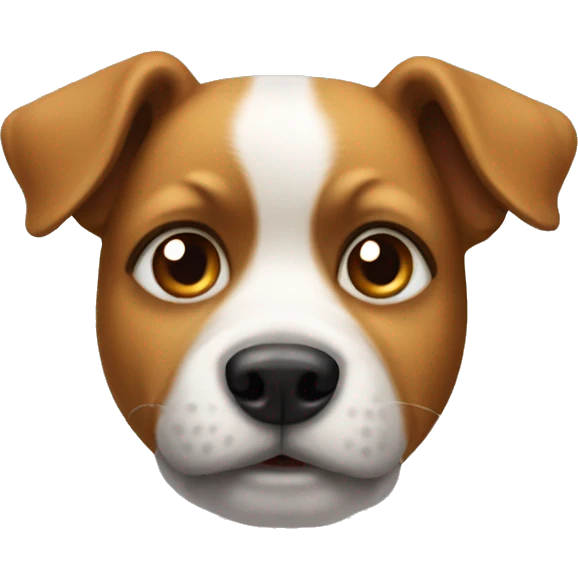 Dog with mustach emoji