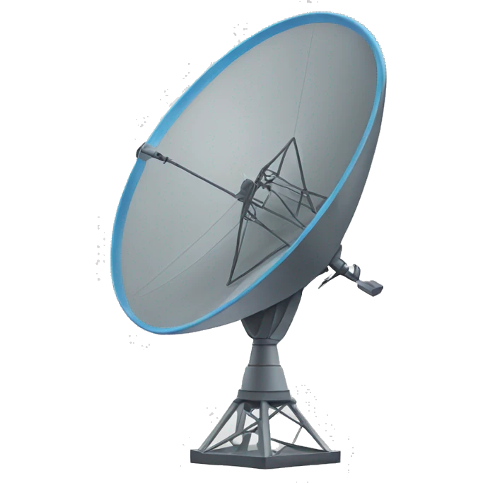 Tv satellite dish emoji