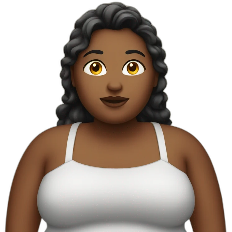 fat girl emoji
