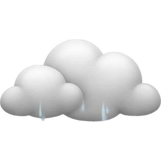 It’s raining and lightning outside emoji