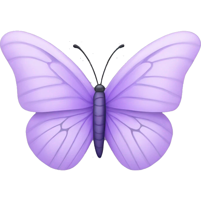 lavender butterfly  emoji