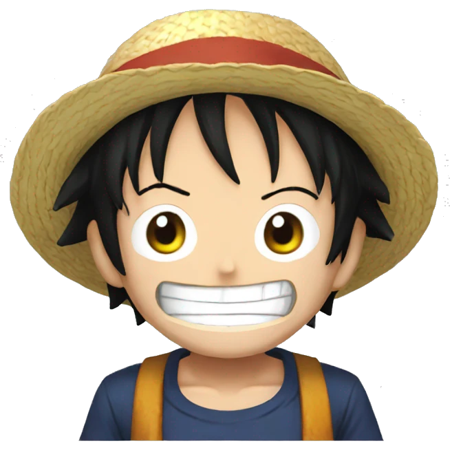 Luffy from One piece emoji