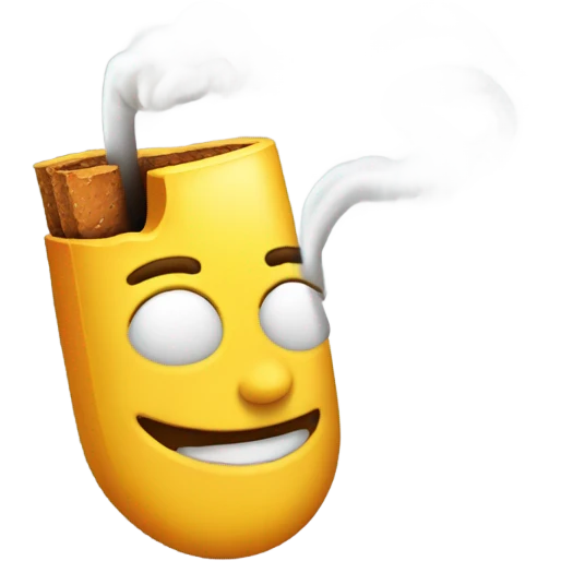 a smoking emoji emoji
