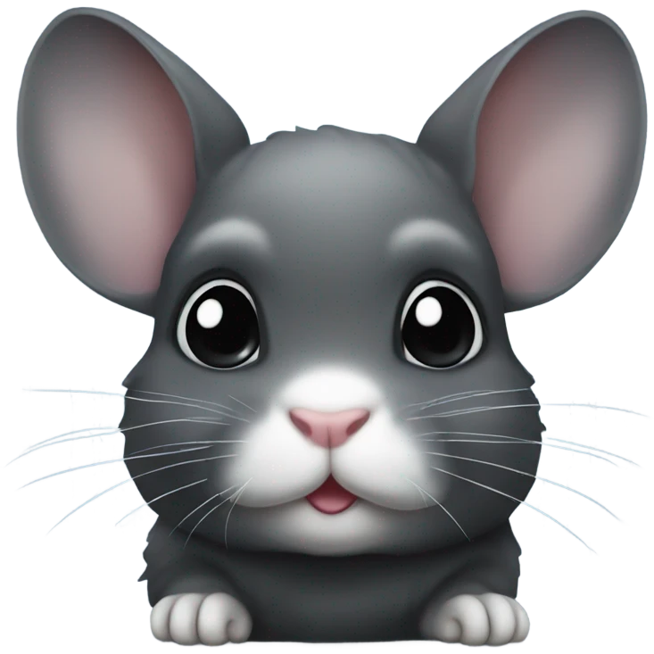 Black cute chinchilla  emoji