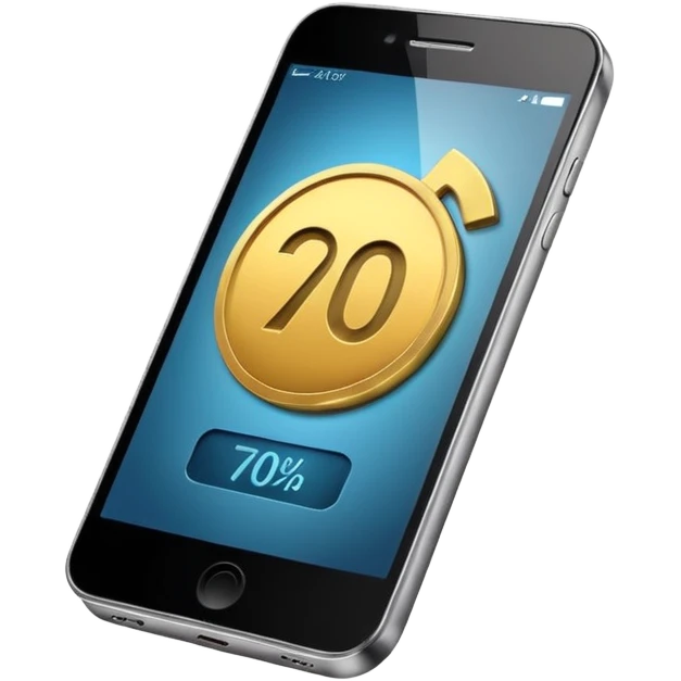 I need you r help creating an aemoji that represent affilaite marketing something that represent commisions dont include coins maybe like a phone and percetnage sign emoji