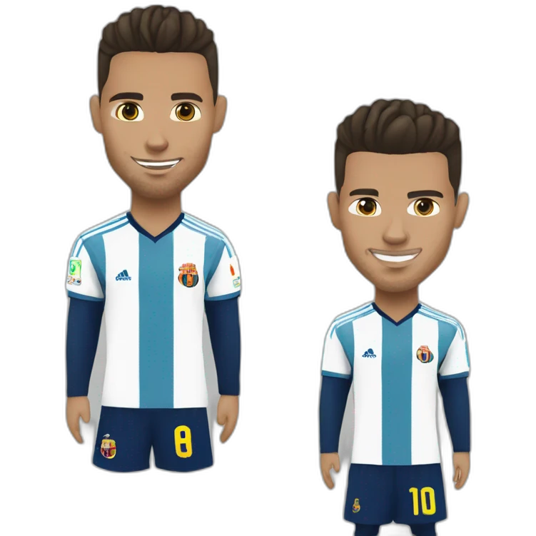 Ronaldo plus fort que messi emoji